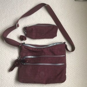 Kipling crossbody bag with free mini purse